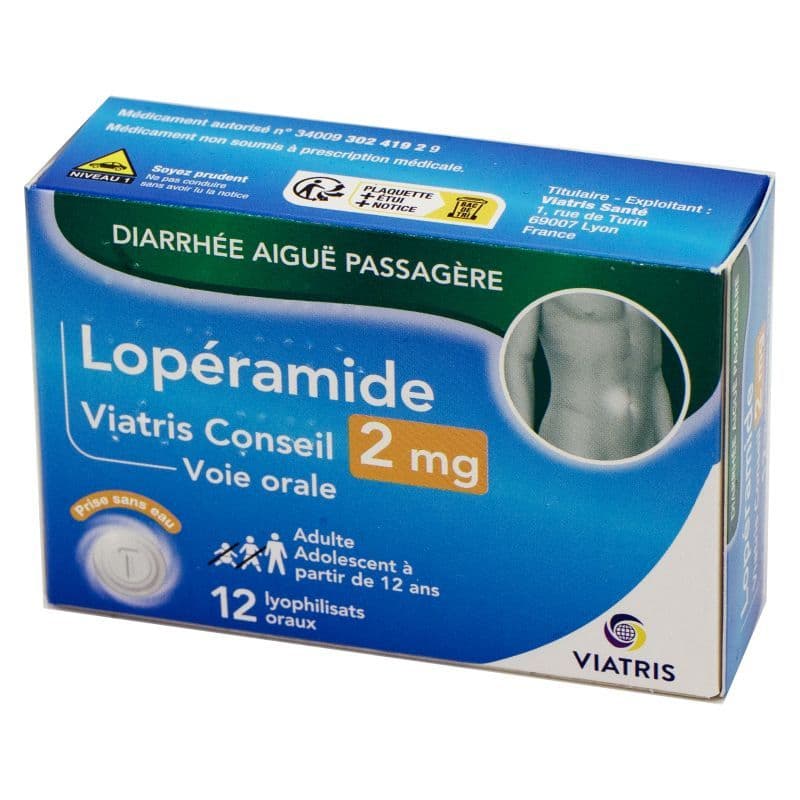 LOPERAMIDE VTS CONSEIL 2MG LYOC 12 — Pharmacie Guy Môquet