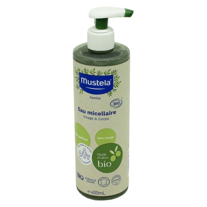 MUSTELA BIO EAU MICEL S/RINC 400ML — Grande Pharmacie de Grenelle