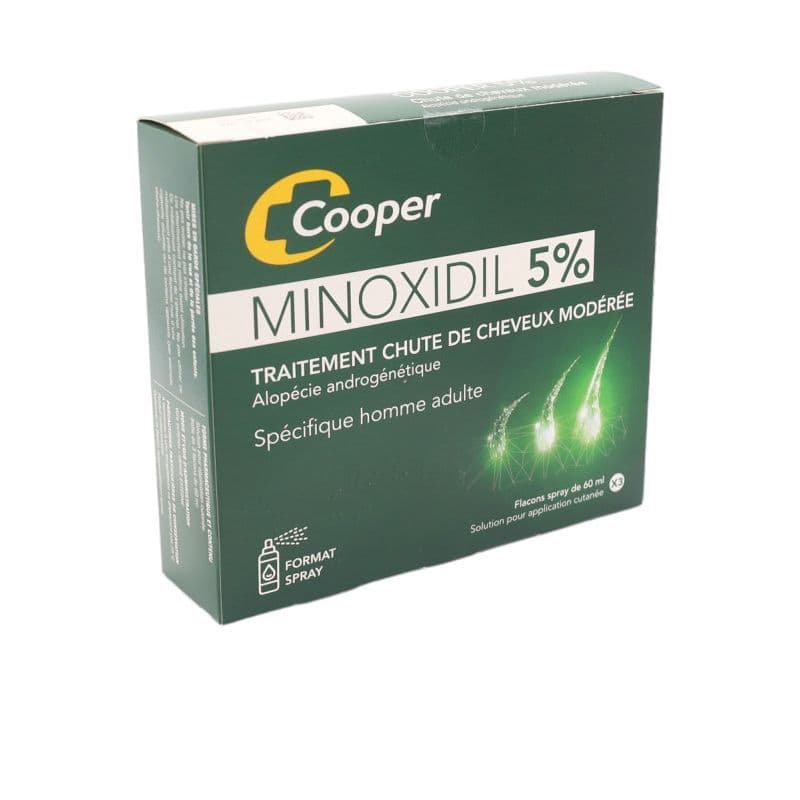 Minoxidil Cooper 5% Solution Pour Application Cutanee 60ml X3