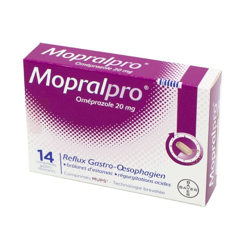 MOPRALPRO 20MG CPR 14 — Pharmacie Pharmagreen Boucicaut