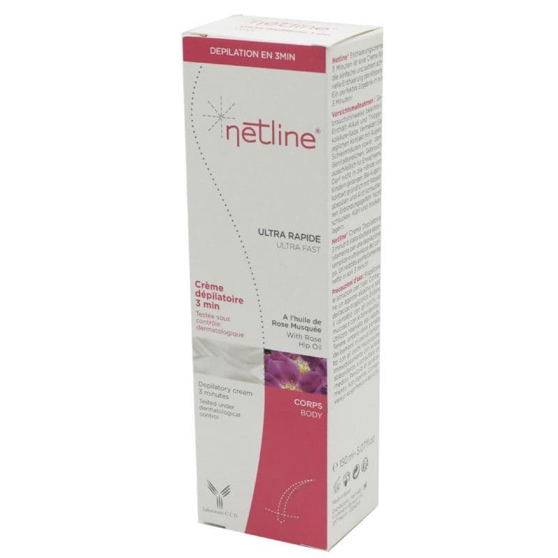 NETLINE CR DEPIL 3MN CORP 150ML — Pharmacie Jean Médecin