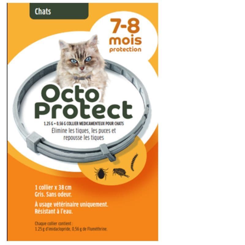 OCTOPROTECT CHAT COLL A/PARASIT 1 — Pharmacie Du Centre Apothical