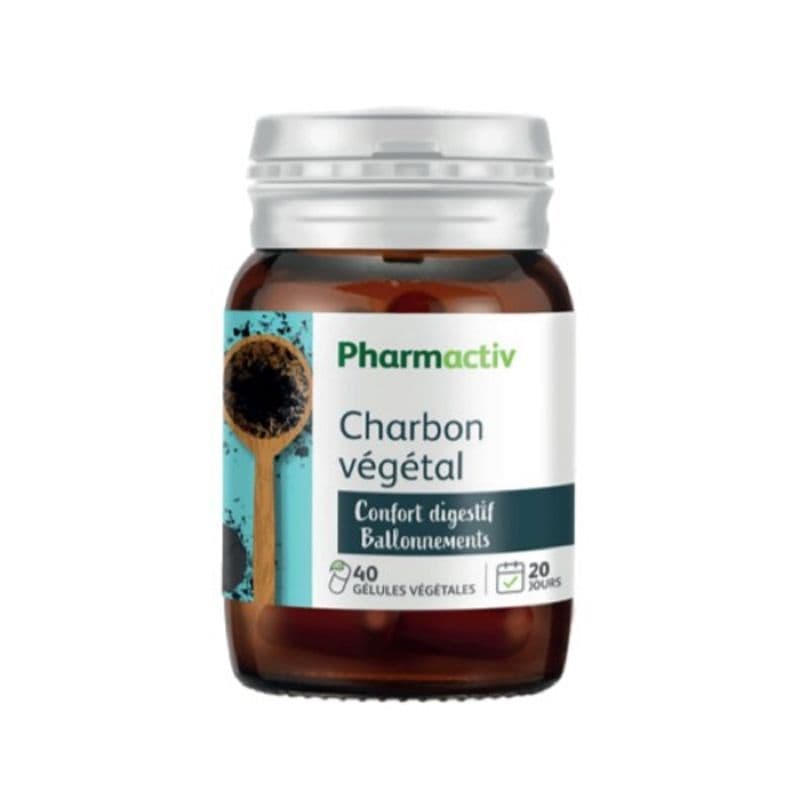 Pharmactiv Charbon Vegetal Bio Gelule 40