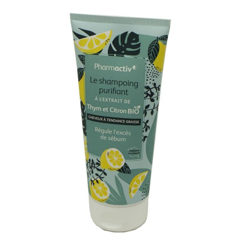 Pharmactiv Shampooing Purifiant Thym Citron 200ml