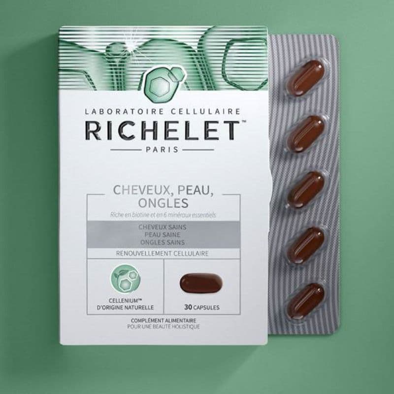 RICHELET CHEVEUX/PEAU/ONGLE CAPS30 — Pharmacie Le pallec