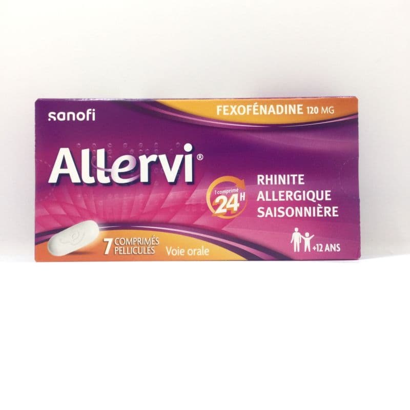 ALLERVI 120MG CPR 7 — Pharmacie Tasseel