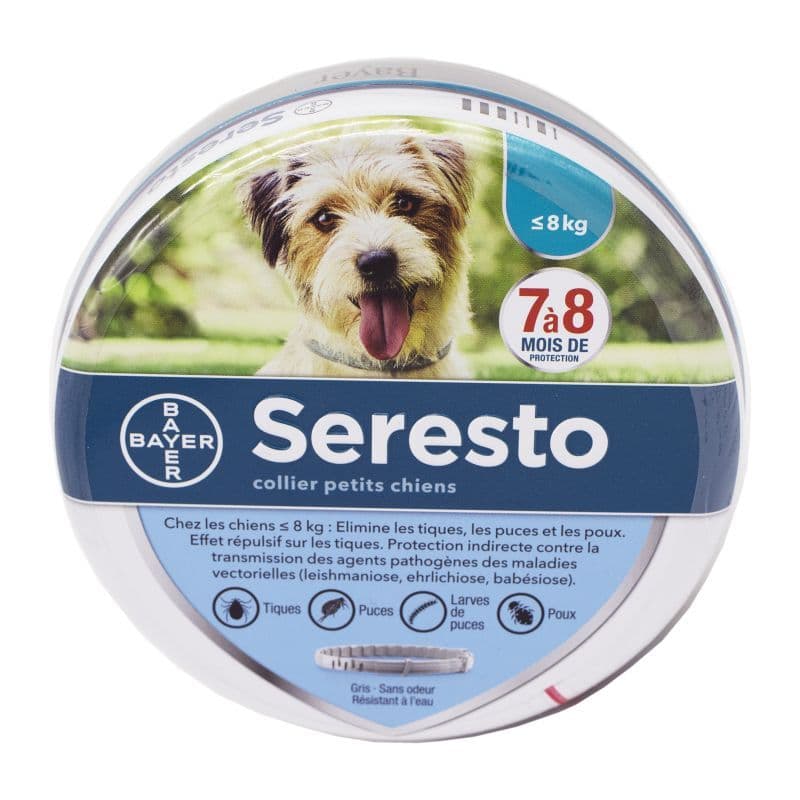 COLLIER SERESTO A/PARASIT PT CHIEN — Pharmacie Le pallec