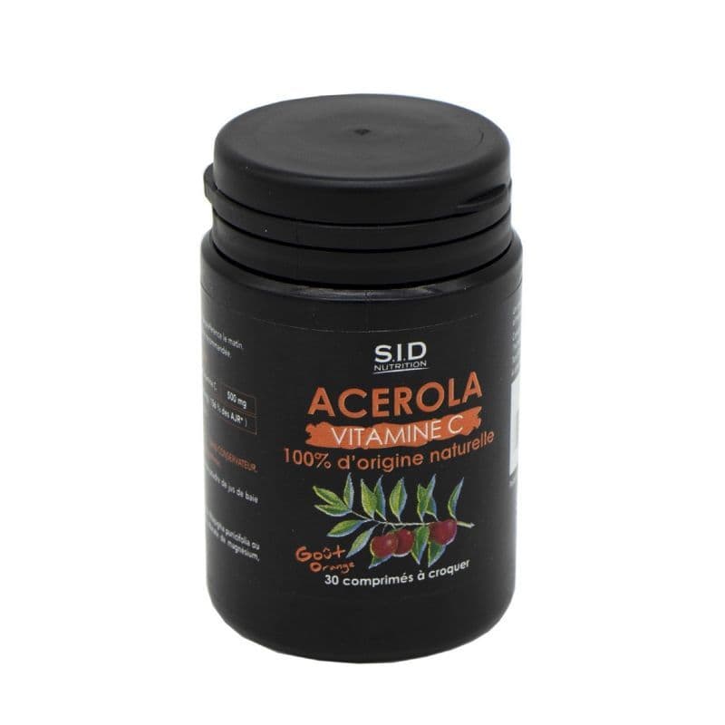 SIDN ACEROLA VIT C CPR CROQ 30 — Pharmacie de la Fontaine - Valenciennes