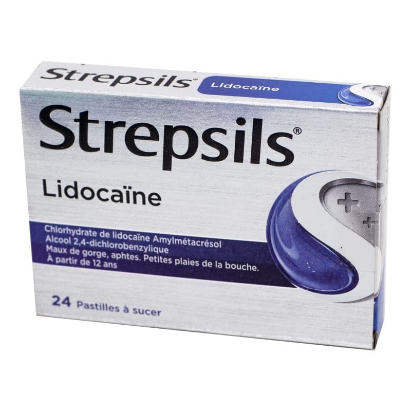 STREPSILS LIDOCAINE PAST 24 — Pharmacie Pharmavance Metz