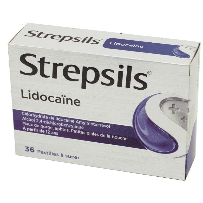 STREPSILS LIDOCAINE PAST 36 — Pharmacie Pharmavance Metz