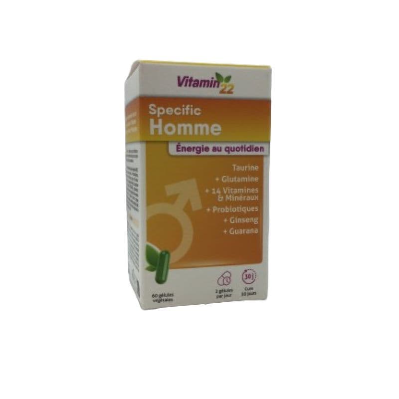 VITAMIN'22 SPECIFIC HOMME GELUL 60 — Pharmacie de l’Arc