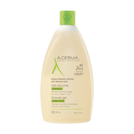 A-DERMA GEL DOUCH SURGRAS 500ML