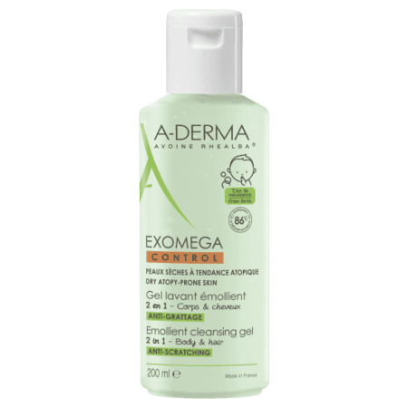 A-DERMA EXOMEGA CONT GEL 2/1 200ML