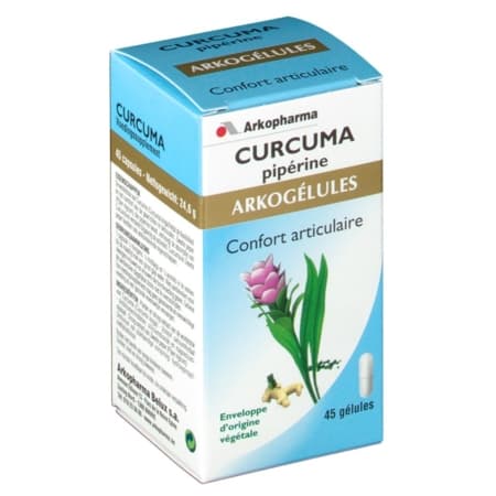 CURCUMA PIPERINE BIO ARKOG GELUL45