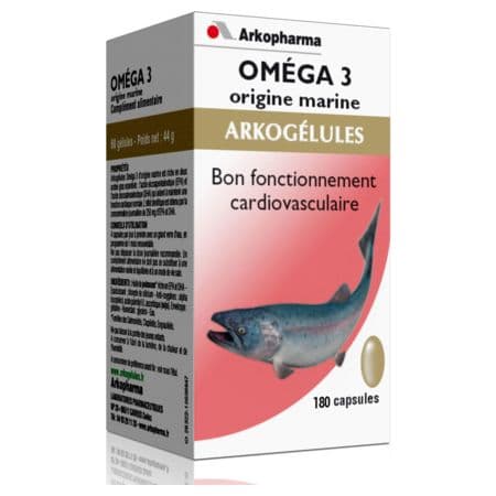 ARKOGELULES HUIL SAUMON CAP180 — Pharmacie de la Rocade - Annecy