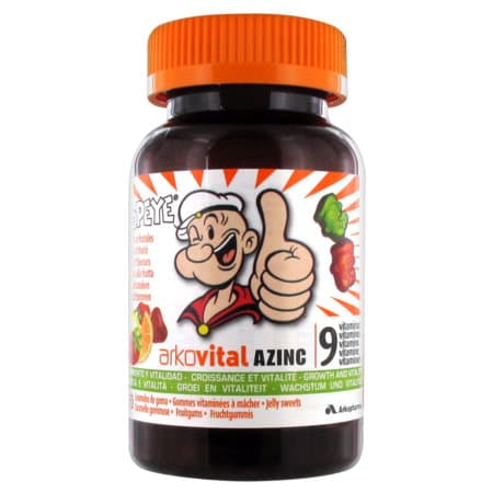 AZINC POPEYE GOMME VITAMINE 60 — Pharmacie Du Chatelet - Orleans