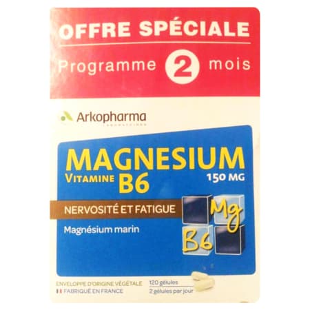 ARKOPHARMA MAGNESIUM B6 GELUL 120