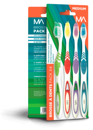 Ma Reference Brosse A Dents Medium X4