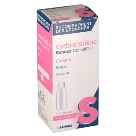 CARBOCISTEINE 2% E SDZ C SP125ML — Pharmacie porte de la villette