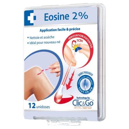 Clic And Go Eosine Aqueuse 2% Unidose 12 — Pharmacie porte de la villette