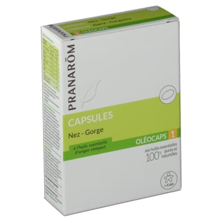 OLEOCAPS 1 NEZ/GORGE CAPS 30