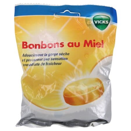 VICKS BONBONS MIEL SACHET 75G