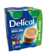 DELICAL MAX300 S/SUC CAFE 300ML X4 — Pharmacie De L'Avenir Drancy
