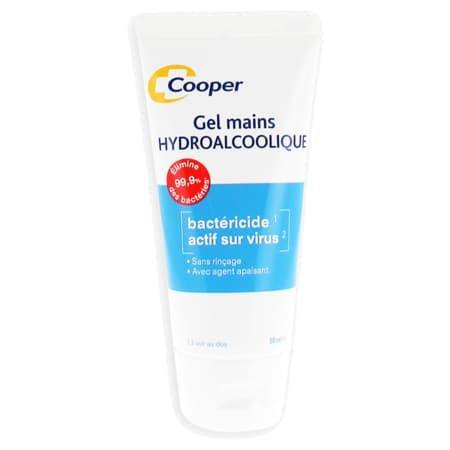 COOPER GEL HYDROALCOOLIQ 50ML — Pharmacie de Bois Lemaitre - Marseille