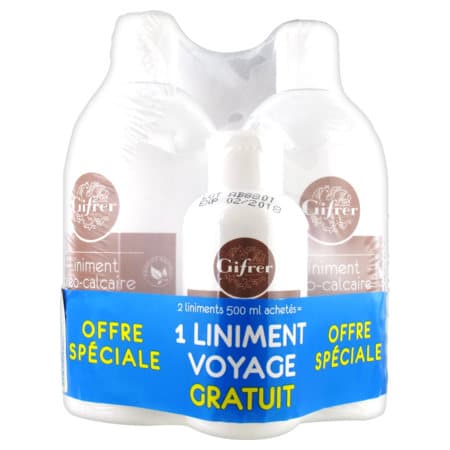 GIFRER LINIMENT OLEOCAL500X2+100ML — Grande Pharmacie de Grenelle