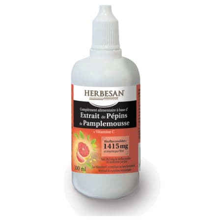 HERBESAN EXT PEP PAMP+VIT C 100ML — Pharmacie Européenne 24/24 de la place de clichy