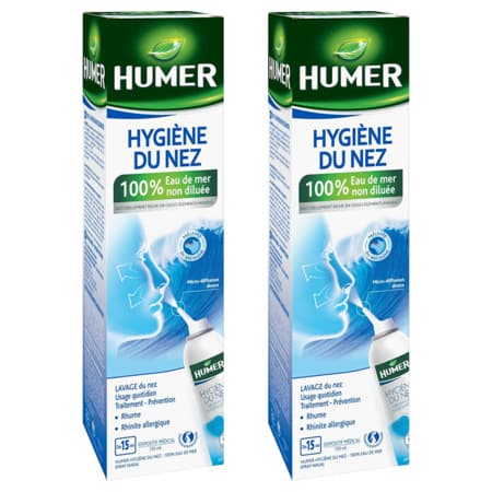 HUMER HYGIENE NEZ ADULTE 150ML X2