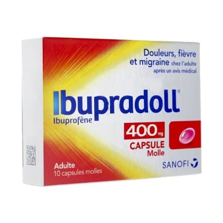 IBUPRADOLL 400MG CAPS MOL 10