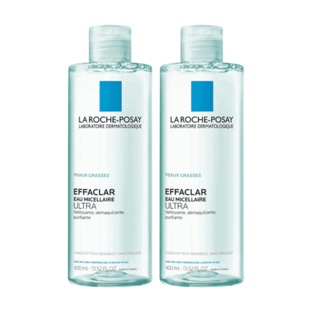 EFFACLAR EAU MICEL 400ML X2