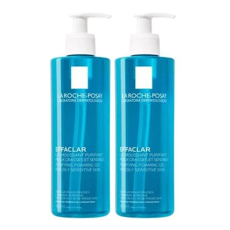 EFFACLAR GEL MOUSSANT 400ML X2
