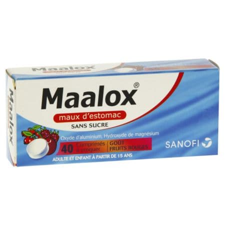 MAALOX MAUX FRUIT ROUGE CPR S/S 40