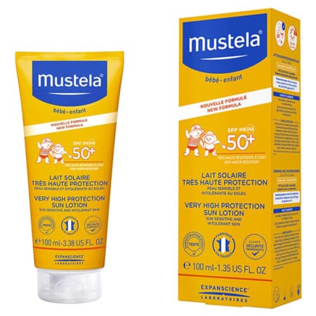 MUSTELA BB SOL SPF50+ LAIT 100ML