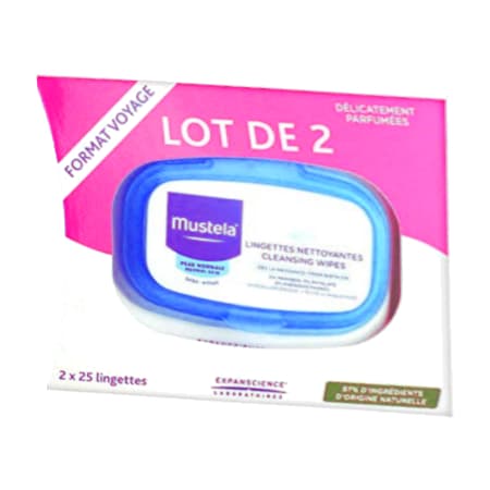 MUSTELA BB LINGETTE VISAGE 25 X2 — Pharmacie porte de la villette