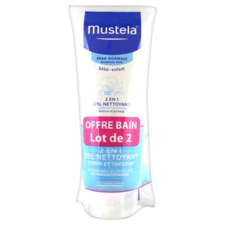 MUSTELA BB 2EN1 CHEV/CORP 200ML X2
