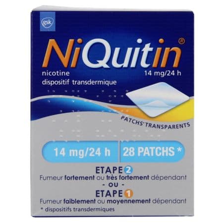 NIQUITIN 14MG/24H D/TRANSD 28. — Pharmacie Principale de Malakoff