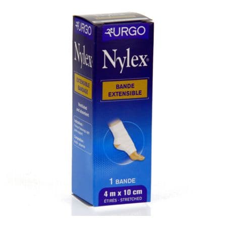 BDE NYLEX EXTENS BLANC 10CMX4M — Pharmacie de l'hotel de ville