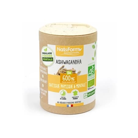 Nat Et Form Ecoresponsable Ashwagandha Bio Gelule 60