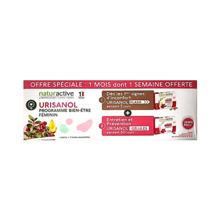 Naturactive Urisanol Flash Cranberry Gelule 10 + Capsule 10