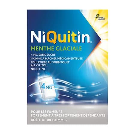 NIQUITIN 4MG MENTH GLAC S/S GOMM30 — Pharmacie Fellous