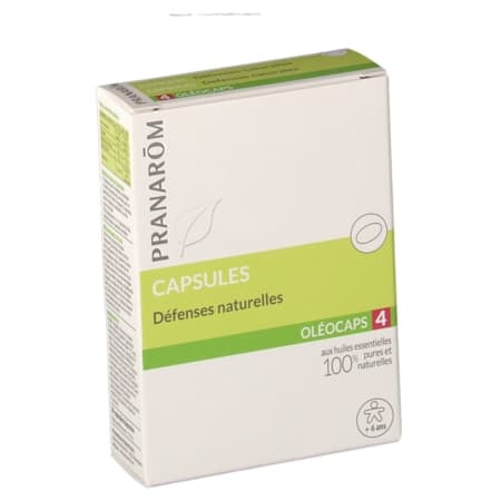 PRANAROM OLEOCAPS+4 IMMUNITE CAP30 — Pharmacie Belgrand Tenon