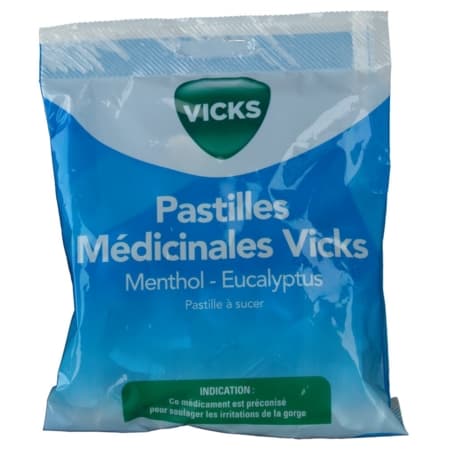 VICKS BONBONS MENTHE/EUCALYP 75G