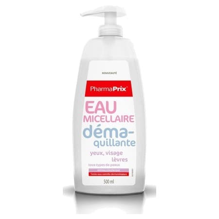 Pharmaprix Eau Micellaire Demaquillante 500ml — Pharmacie Durand (Carrefour Sannois)
