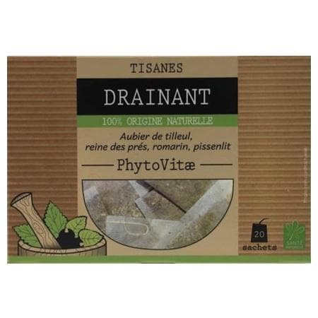 Phytovitae Tisane Drainant Sachet 20 — Pharmavance Clamart