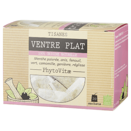 Phytovitae Tisane Ventre Plat Sachet 20 — Pharmavance Clamart