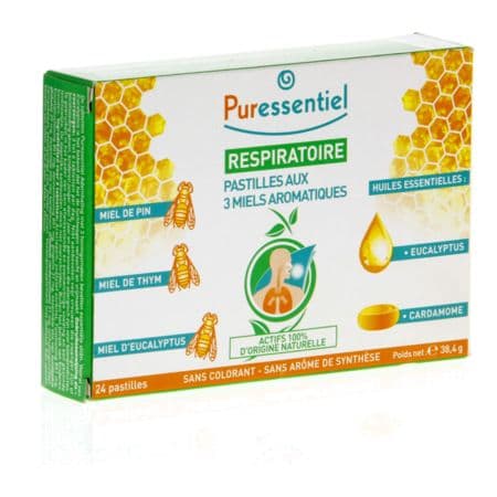 PURESSENTIEL RESP PASTIL 3 MIEL 24 — Pharmacie plaisance
