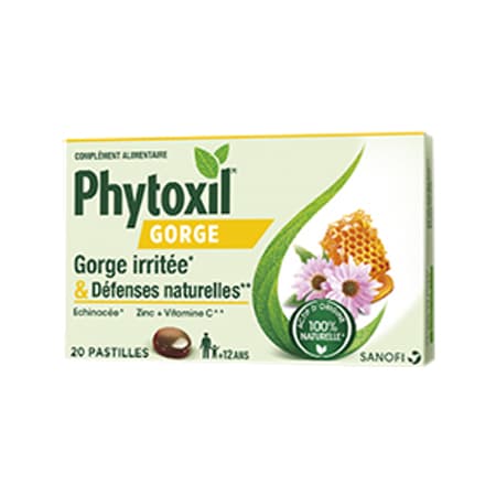 PHYTOXIL PASTILLE GORGE 20 — Pharmacie Juin